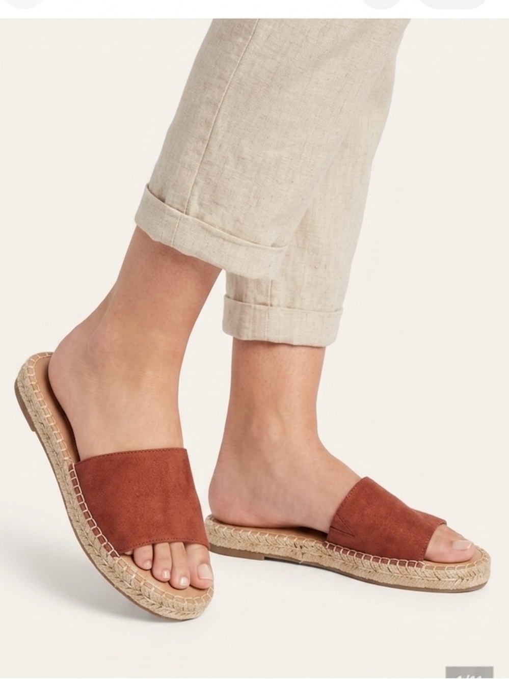 Old Navy Faux-Suede Espadrille Slide Sandals